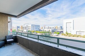 프리미엄 아파트, 침실 2개, 금연, 발코니 | 테라스/파티오