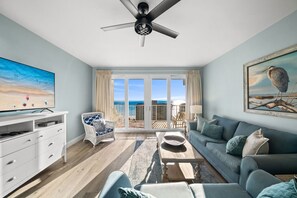 TV - Beach Getaway Gulf View Condo | Sleeps 8 | Resort (Panama City Beach)