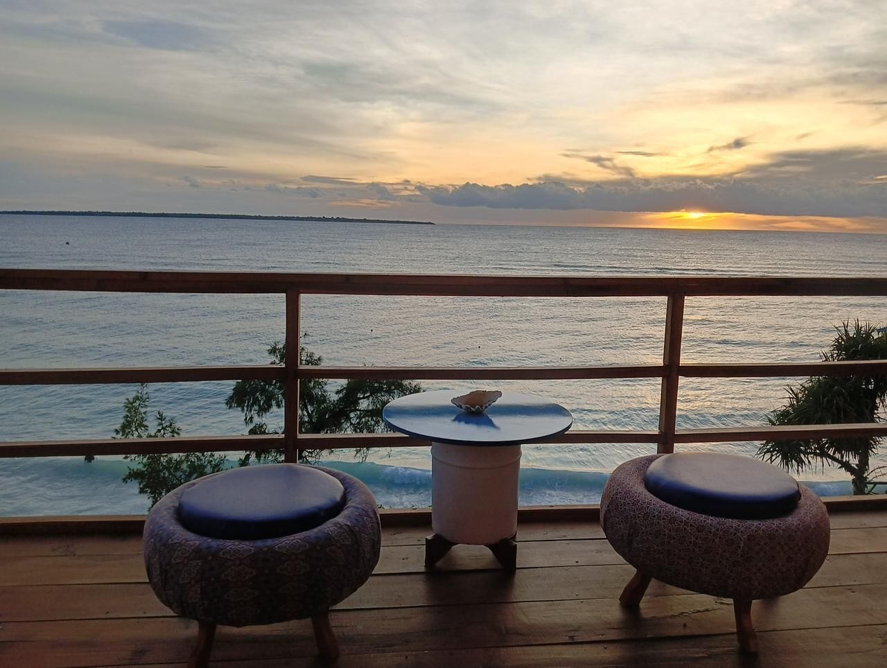 Bungalow – deluxe, strandutsikt | Utsikt fra rommet