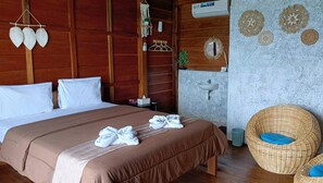 Deluxe Bungalow, Beach View | Desk, iron/ironing board, free WiFi - Casablanca Bira Resort (Bira)