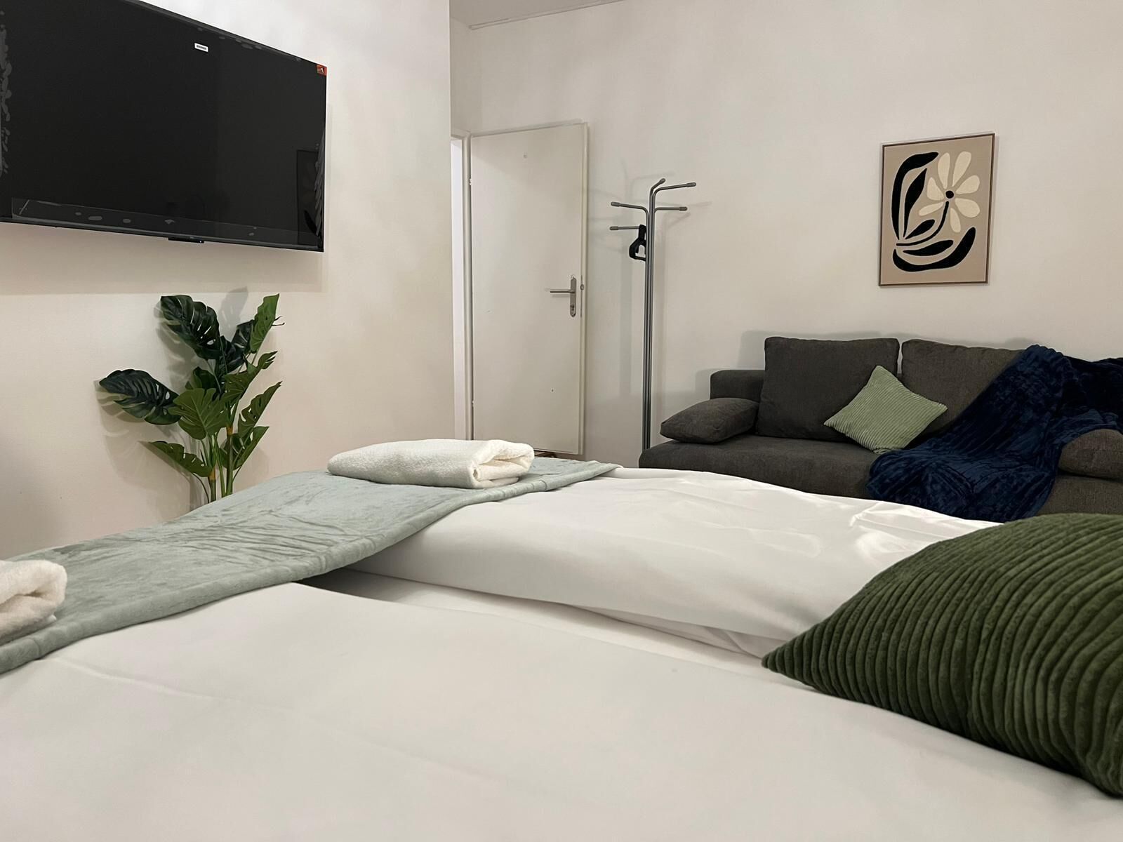 Basic-Apartment | Bügeleisen/Bügelbrett, kostenloses WLAN