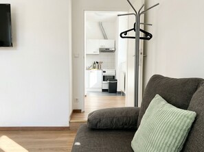 Basic-Apartment | Bügeleisen/Bügelbrett, kostenloses WLAN