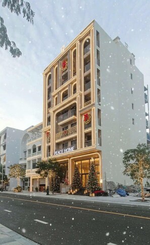 Façade de l’hébergement