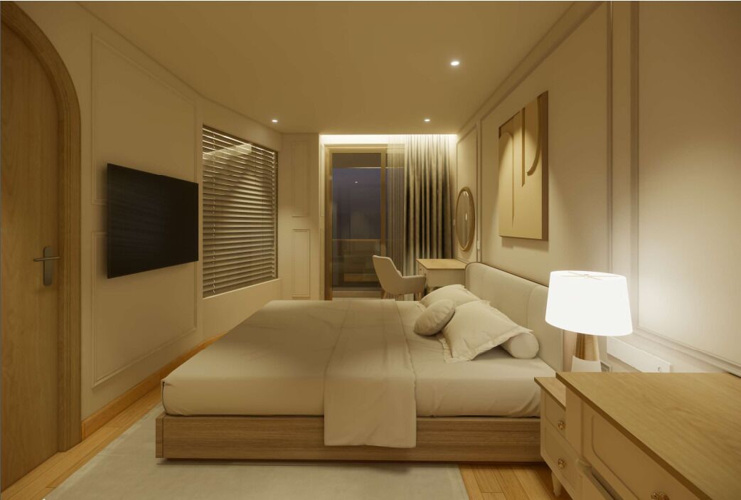 Chambre Double Supérieure, balcon