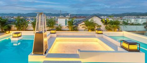 Blick von der Unterkunft