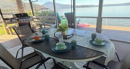 Cozy Lakefront Home with Amazing Lake Views from Huge Back Deck