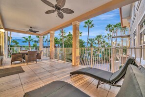 Premium Condo, 4 Bedrooms, Beach View, Beachside | Outdoor dining - Holmes Beachfront Oasis (Holmes Beach)