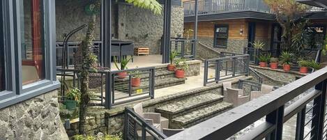 Overnatningsstedets facade