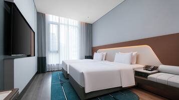 غرفة مزدوجة كلاسيكية | مكتب ومساحة عمل للكمبيوتر المحمول وواي فاي مجانًا