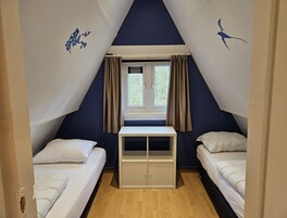 Chalé | 2 quartos, roupa de cama