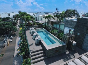 Indoor pool - Stylish Apt w/ In-Unit Laundry • Rooftop Pool (Playa del Carmen,)