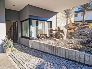 Outdoor dining - Nice apartment for 5 people with WIFI, TV and terrace (Terfens)