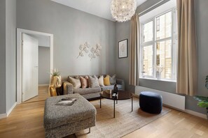 Living area - Central Oslo Apartment – Modern & Top Location (Oslo)