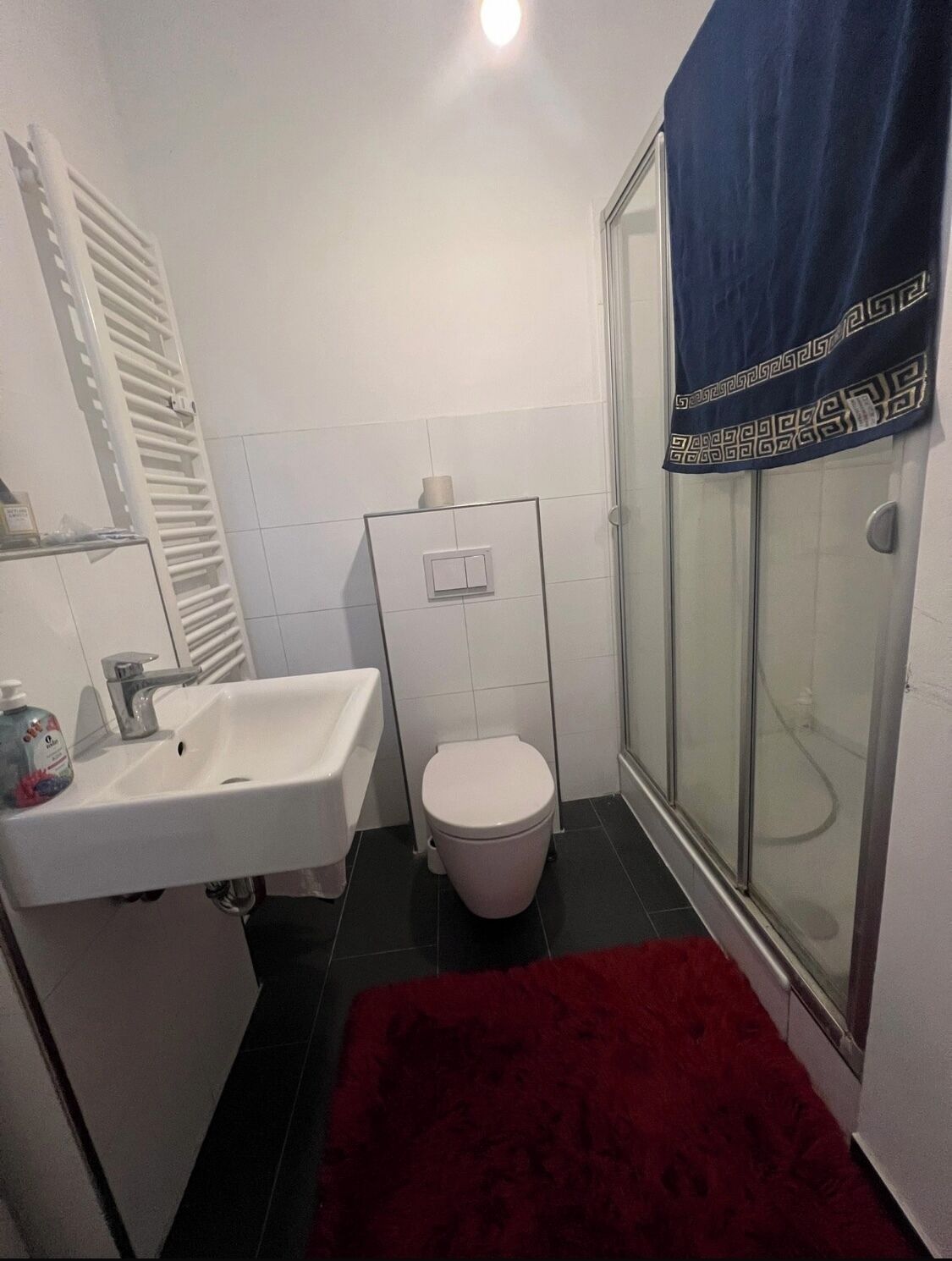 Handtücher, Seife, Toilettenpapier