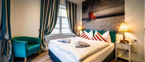 2 bedrooms, in-room safe, iron/ironing board, WiFi