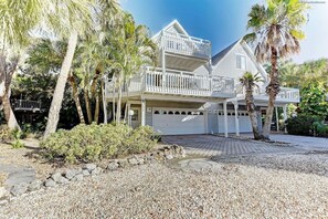 House, 3 Bedrooms, Balcony | Exterior - Beautiful 3 Bedroom 2 Bathroom Home Steps From the Beach (Holmes Beach)