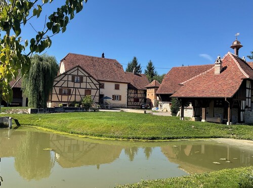 Exceptional 1690 house on the banks of the Ill - Unique heritage estate in Alsace