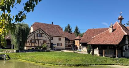 Exceptional 1690 house on the banks of the Ill - Unique heritage estate in Alsace