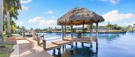 Piscine extérieure, piscine chauffée