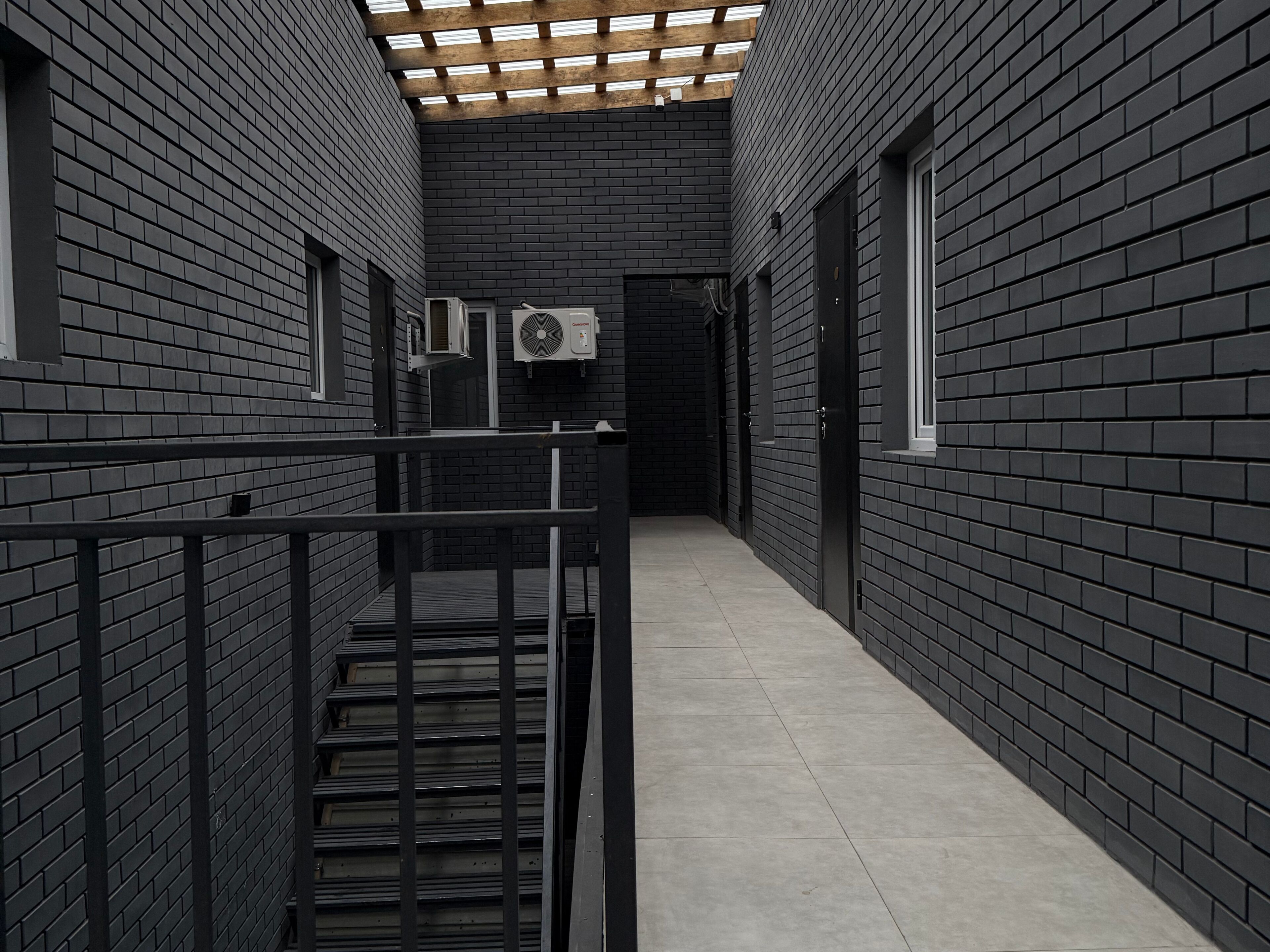 Majoituspaikan julkisivu