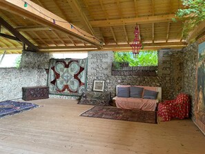 Interior - Detached cottage with natural swimming pool (L'Albenc)