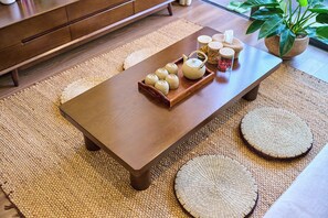 Dining - Stylish Japandi 2BR Apartment in Ocean Park, Hanoi (Gia Lam)