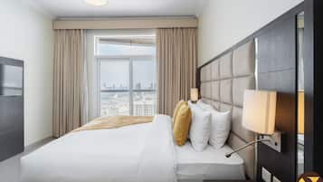 Luxury Apartment, Balcony, City View | In-room safe, iron/ironing board, cribs/infant beds, free WiFi