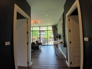 Villa Deluxe, véranda, vue établissement