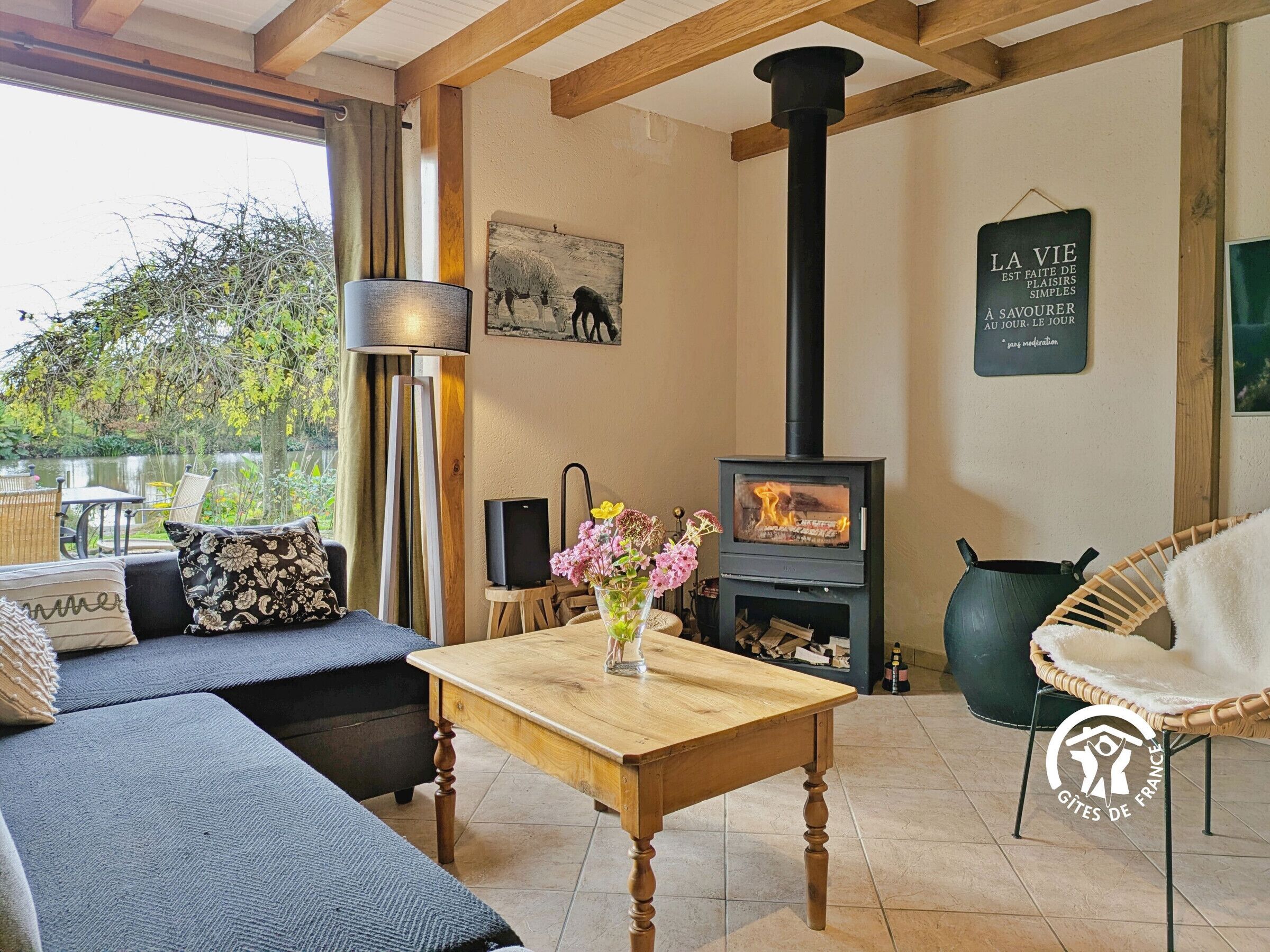 Télévision, table de tennis de table