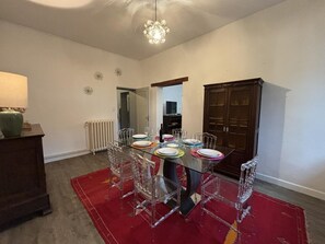 Dining - Tranquil cottage with SPA, garden and pond, pets allowed for 6 guests (BEZENET)