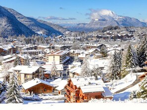 Aerial view - Bright 3-room apartment near slopes with WiFi and parking (Les Carroz d'Arâches)