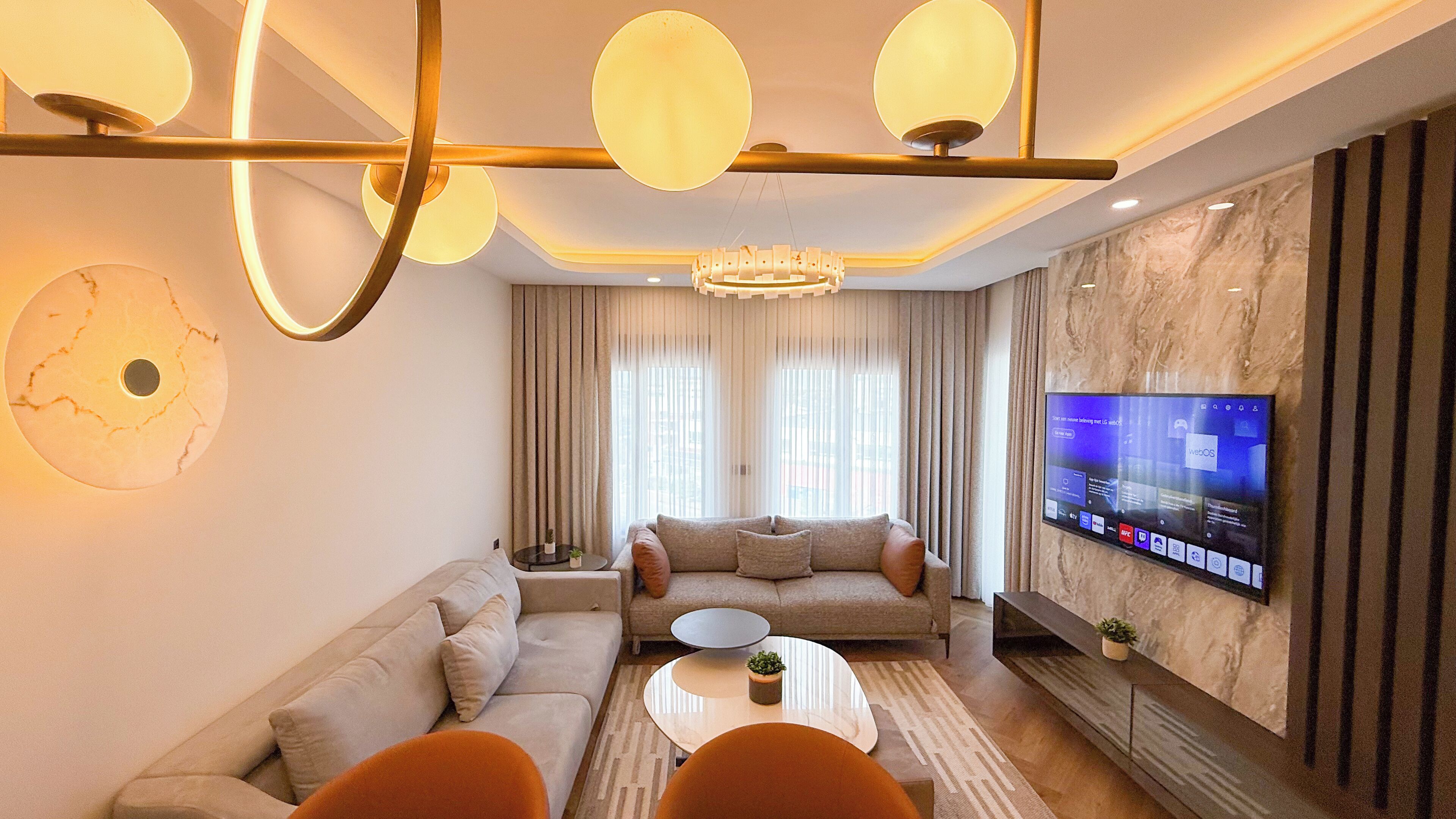 Deluxe Condo, City View | Desk, laptop workspace, iron/ironing board, free WiFi