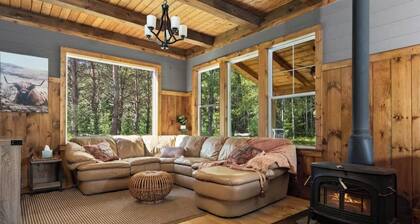 Perfect Modern & Cozy 4-bedroom cabin with AC in Lake City; Outdoor Fireplace