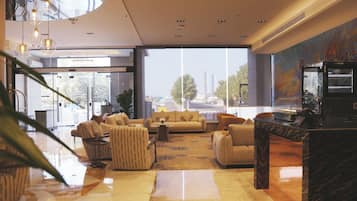 Sala de estar en el lobby