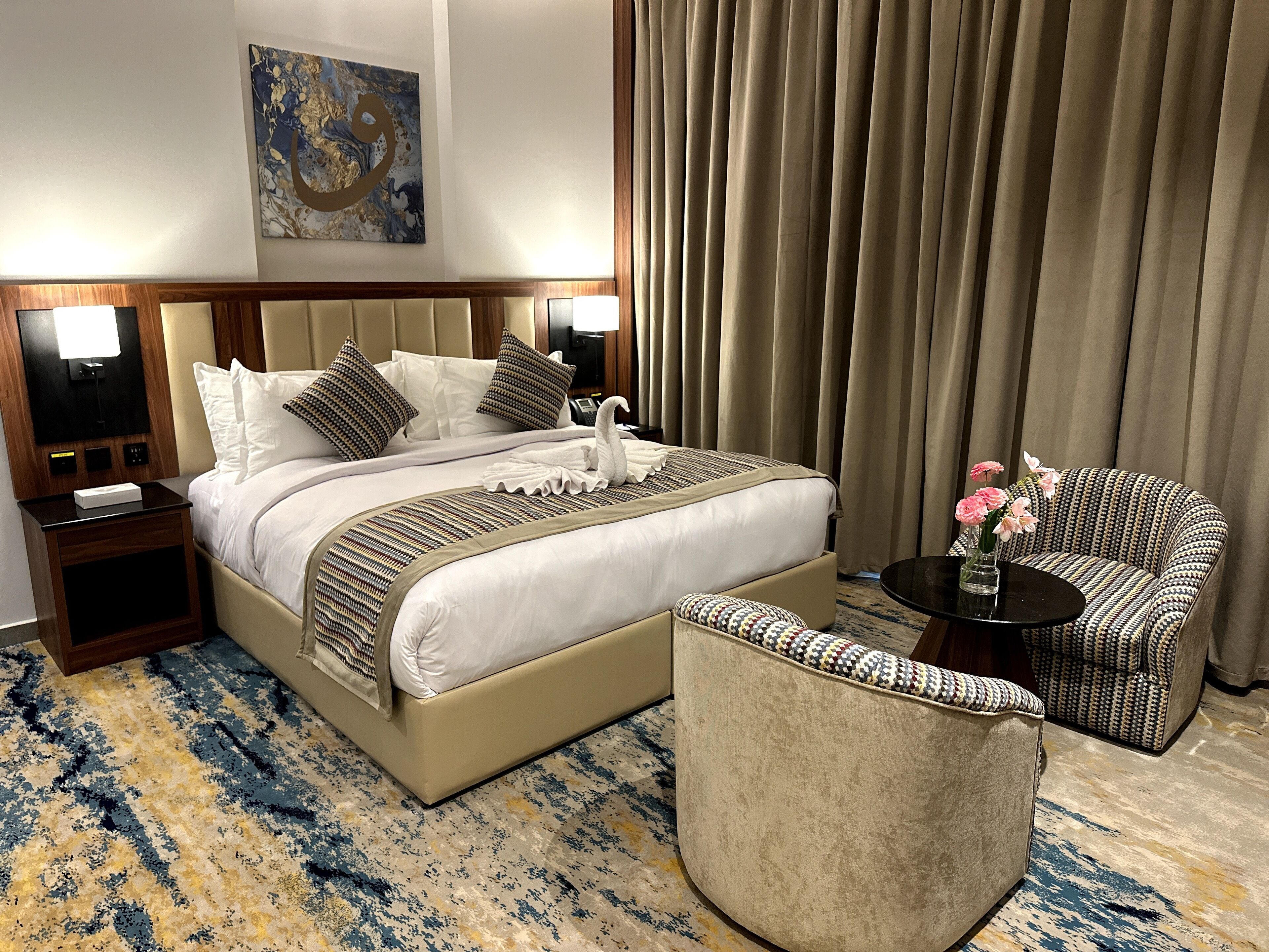 Chambre Deluxe, vue ville | Draps en coton égyptien, literie de qualité supérieure