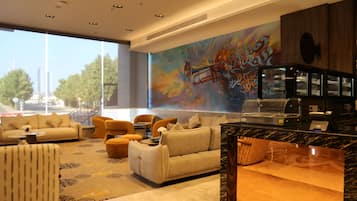 Sala de estar en el lobby