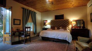 Superior-dobbeltværelse - udsigt til have | Gratis Wi-Fi