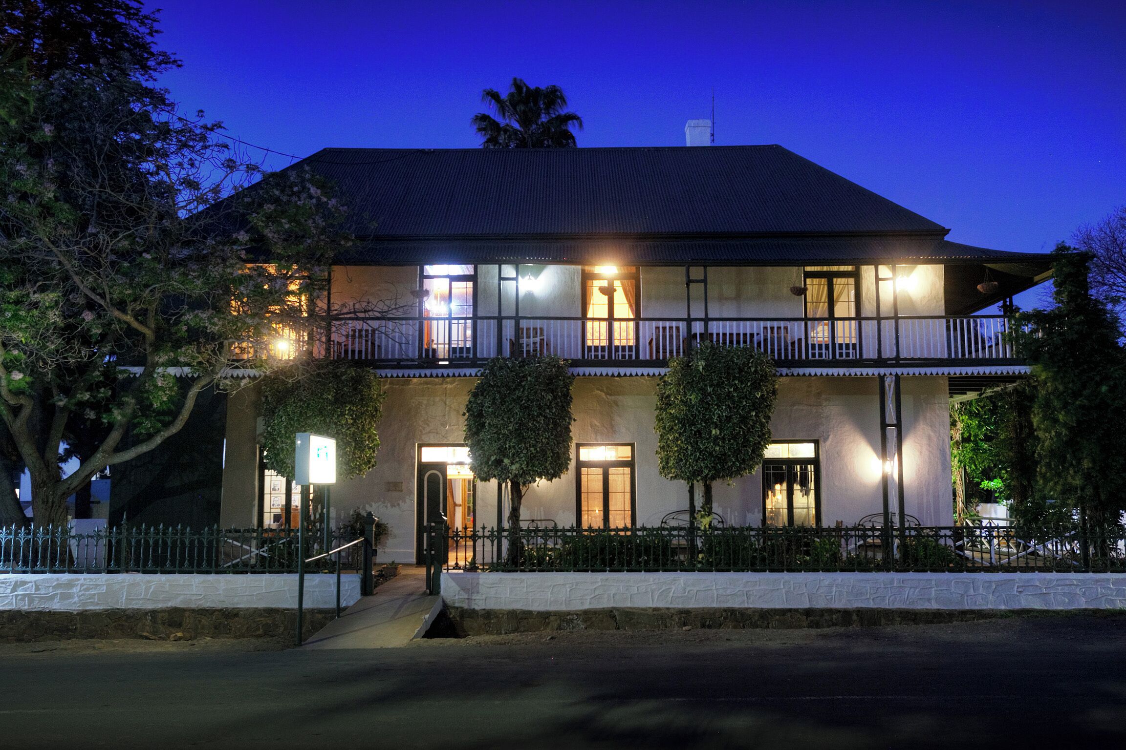 Overnatningsstedets facade