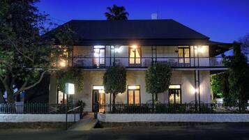 Overnatningsstedets facade