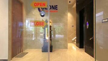 Interior entrance