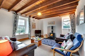 TV, fireplace - 3 Bed in Gower (oc-hh150) (Llangennith)