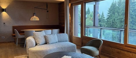 TV connectée, cheminée