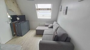 Living area - 2 rooms sea view in Villers sur mer, near beach and marshes (Villers-sur-Mer)