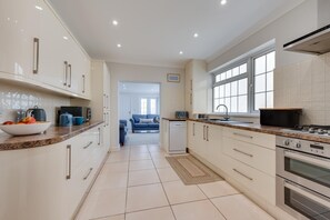 Microwave, oven, dishwasher, highchair