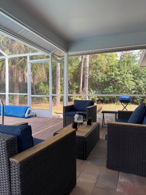 Terrace/patio - Westport Reserve Vacation Home w/ Private Pool | Family Friendly (Naples)