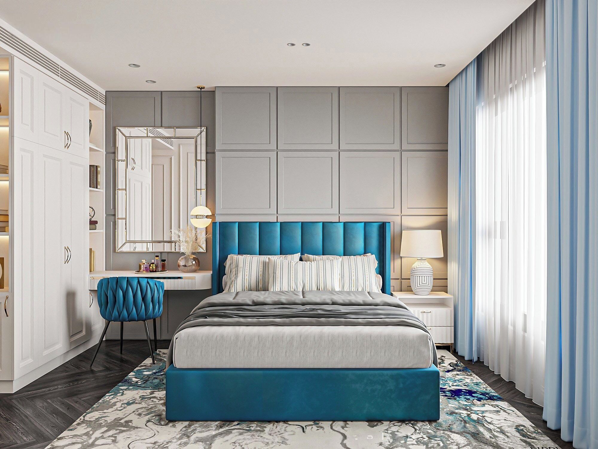 City Apartment, 2 Bedrooms, Balcony, City View