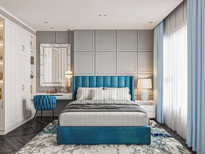 City Apartment, 2 Bedrooms, Balcony, City View | Minibar, individually decorated, individually furnished, desk - Luxury Residence at Lumière Riverside (Thu Duc City)