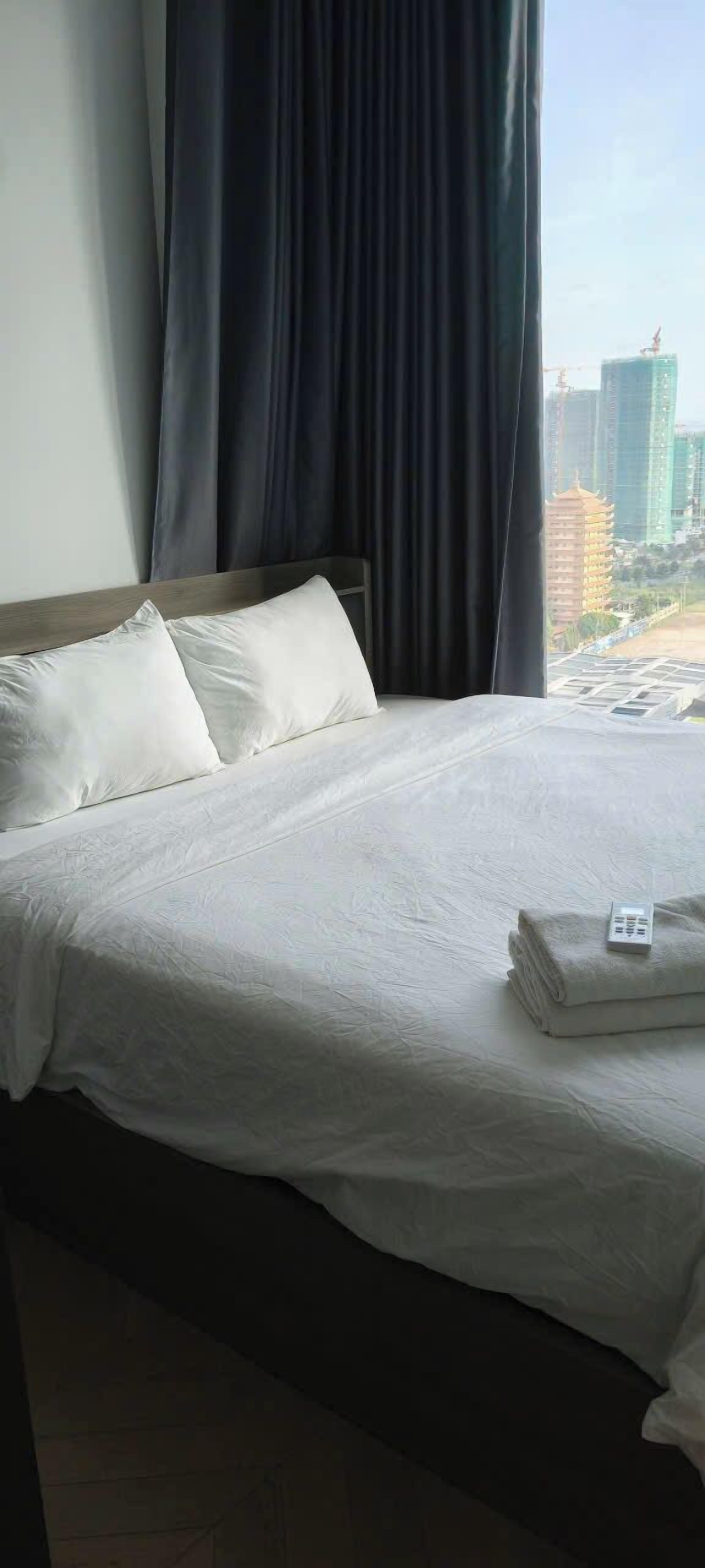 小型公寓, 阳台, 城市景观 | 办公桌、笔记本电脑工作区、免费 WiFi