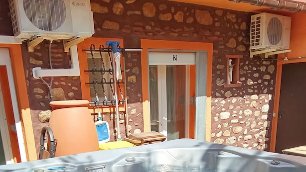 Utendørs boblebad