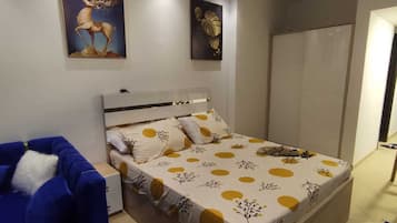 Kamer, 1 slaapkamer, toegankelijk voor mindervaliden, roken | 1 slaapkamer